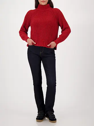 MONARI | Jersey de cuello alto | rot